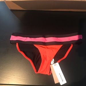 NWT LUST BANDED COLOR BLOCK BOTTOM BY PILYQ